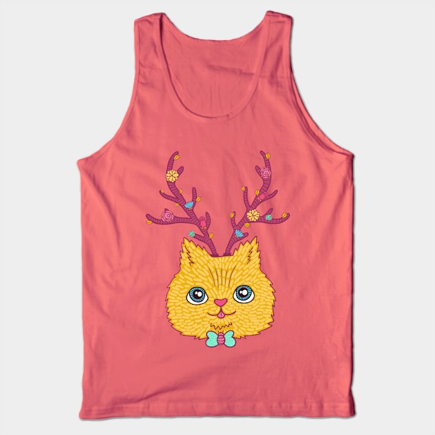 summer cat Tank Top by kostolom3000